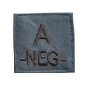 PATCHES GROUPE SANGUIN A-NEG-