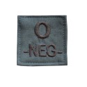 06" PATCHES GROUPE SANGUIN O-NEG-