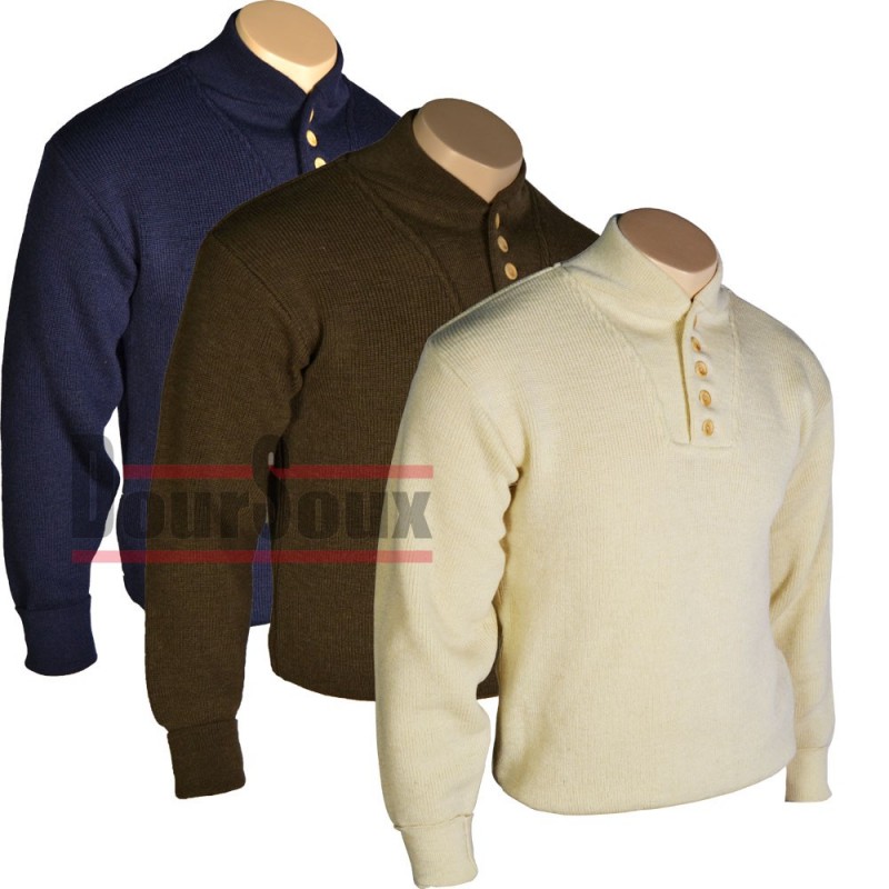 HIGH NECK MILITARY ISSUE SWEATER