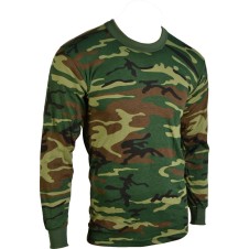 WOODLAND CAMOUFLAGE TEE SHIRT