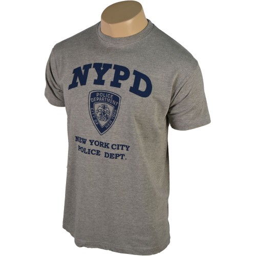 TEE SHIRT NYPD gris chiné