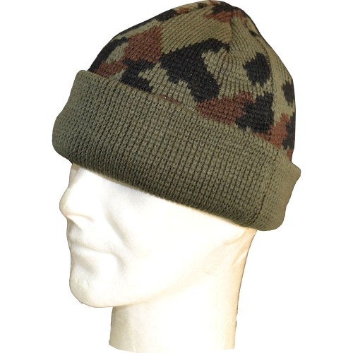 WOODLAND CAMO WOOLY HAT