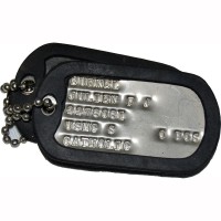Plaque d'identité US  dog tag