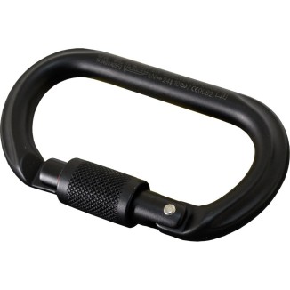 MOUSQUETON PETZL SCREW-LOCK NOIR