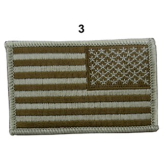 US ARMY FLAG SLEEVES DROIT CAMO DESERT