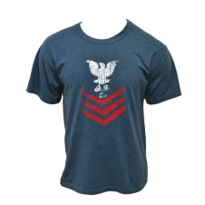 tee shirt vintage blue naval