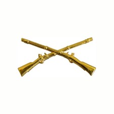 insigne de col infantry