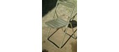 LOTS DE CHAISES MÉTAL ET TABOURET