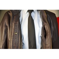 BLOUSON CUIR ARMEE FRANCAISE