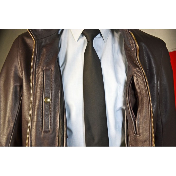 BLOUSON CUIR ARMEE FRANCAISE