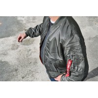BLOUSON MA-1 "ALPHA" Gris
