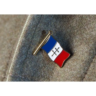 PIN's DRAPEAU FRANCE CROIX DE LORRAINE