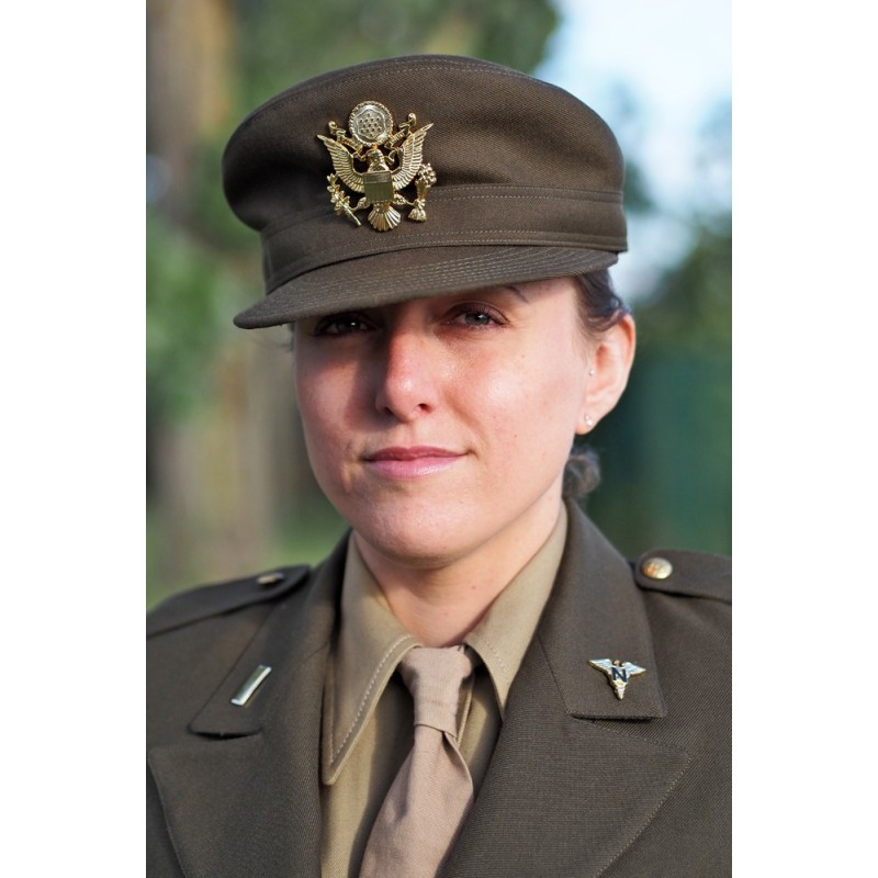 chapeau nurse wac officer cap