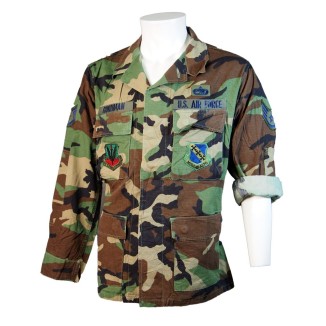 VESTE BDU ORIGINALE WOODLAND AVEC INSIGNES