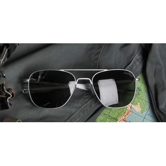 LUNETTES RANDOLPH AVIATOR MATTE CHROME