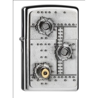 BRIQUET ZIPPO BULLET HOLES 3D