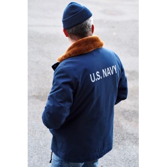 DECK JACKET N1 US NAVY BLEU