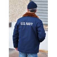 DECK JACKET N1 US NAVY BLUE