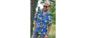 CHEMISE HAWAIENNE RJC 100% RAYON FLORAL 3