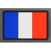 PATCHE DRAPEAU FRANCE GOMME PVC