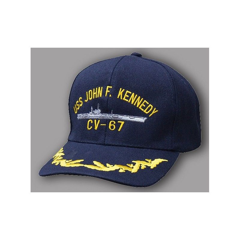 casquette motif uss kennedy