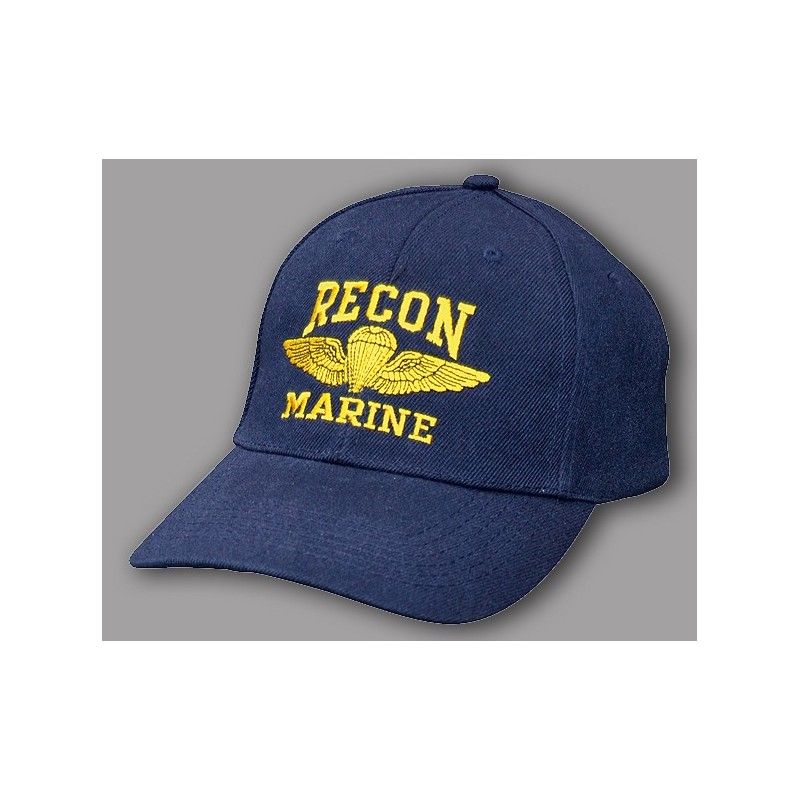 casquette motif recon marin
