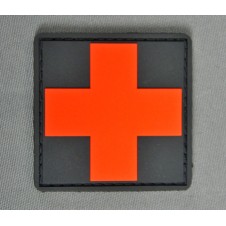 PATCHE GOMME PVC CROIX ROUGE MEDICAL