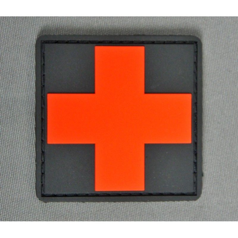 PATCHE GOMME PVC CROIX ROUGE MEDICAL