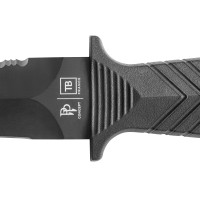 COUTEAU PROTECTEUR NOIR AVEC ETUI KYDEX EN BOITE TECHNIQUE