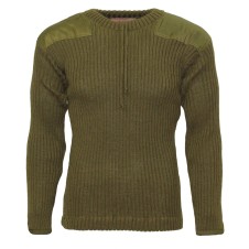 Reproduction du mythique Woolly Pully The 1945, couleur olive