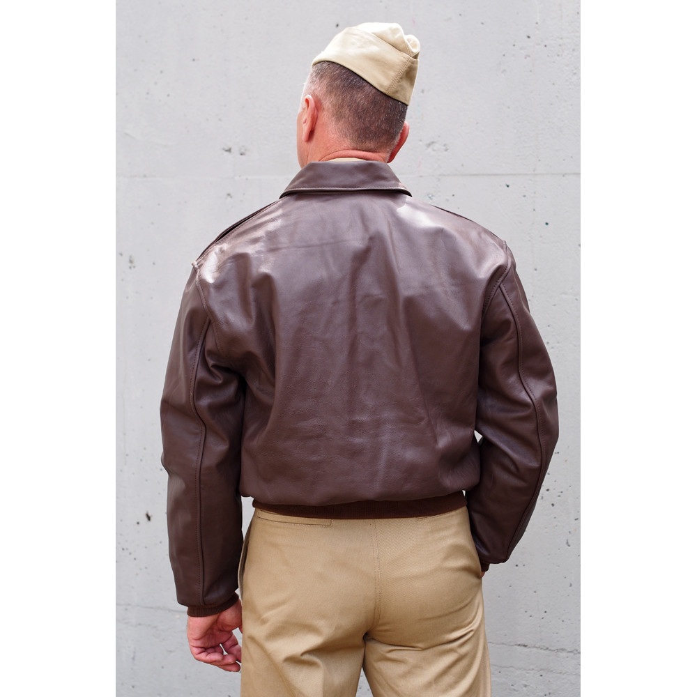 Wwii Government Issue A 2 Jacket Doursoux, Best Leather A2 Flight Jacket