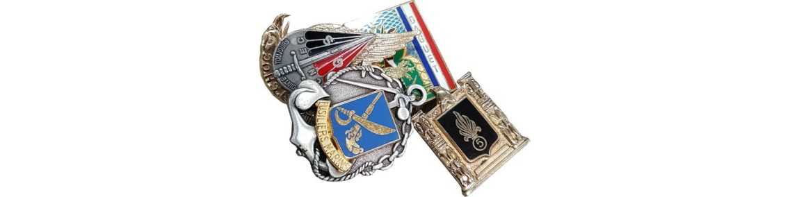 VARIOUS METAL BADGES